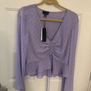 Lucy Paris Lilac Blouse